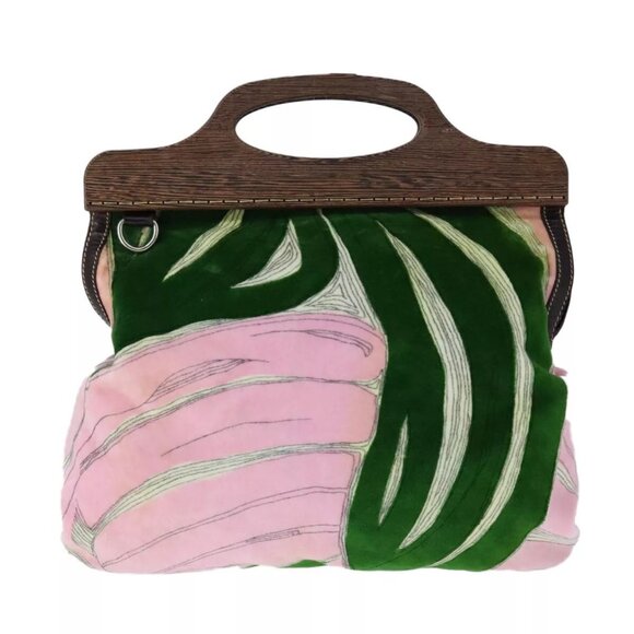 Miu Miu Hand Bag Suede 2way Pink Auth - Picture 3 of 15